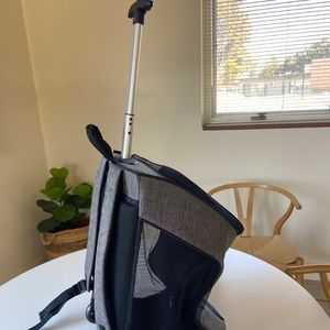 Deluxe travel standardize backpack for miniature dogs